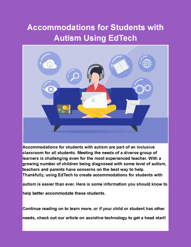 Accommodations for Students With Autism Using Edtech ...