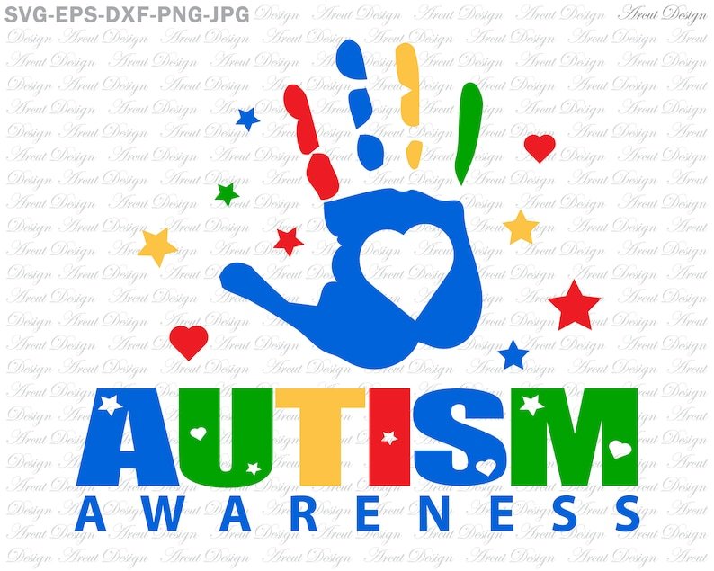 Autism Awareness Handprint svg svg files for cricut autism ...