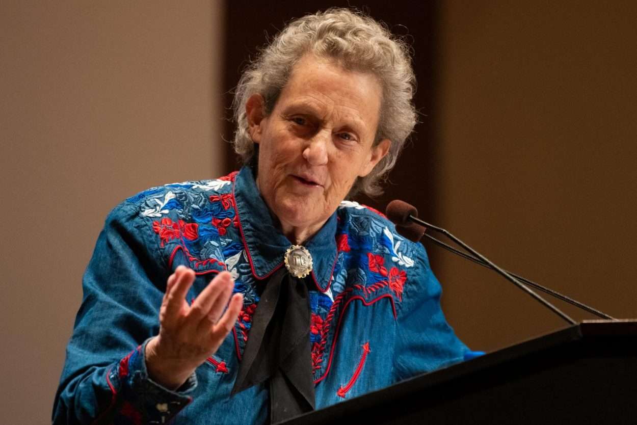 Award winning author and activist Temple Grandin speaks at ...