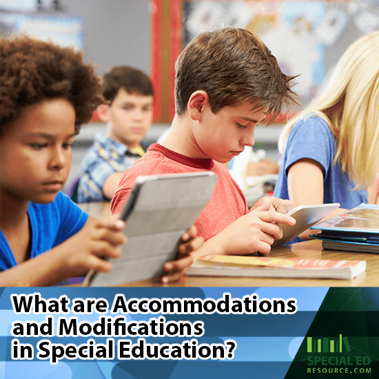 Examples Of Modifications For Special Needs Students : Difference ...