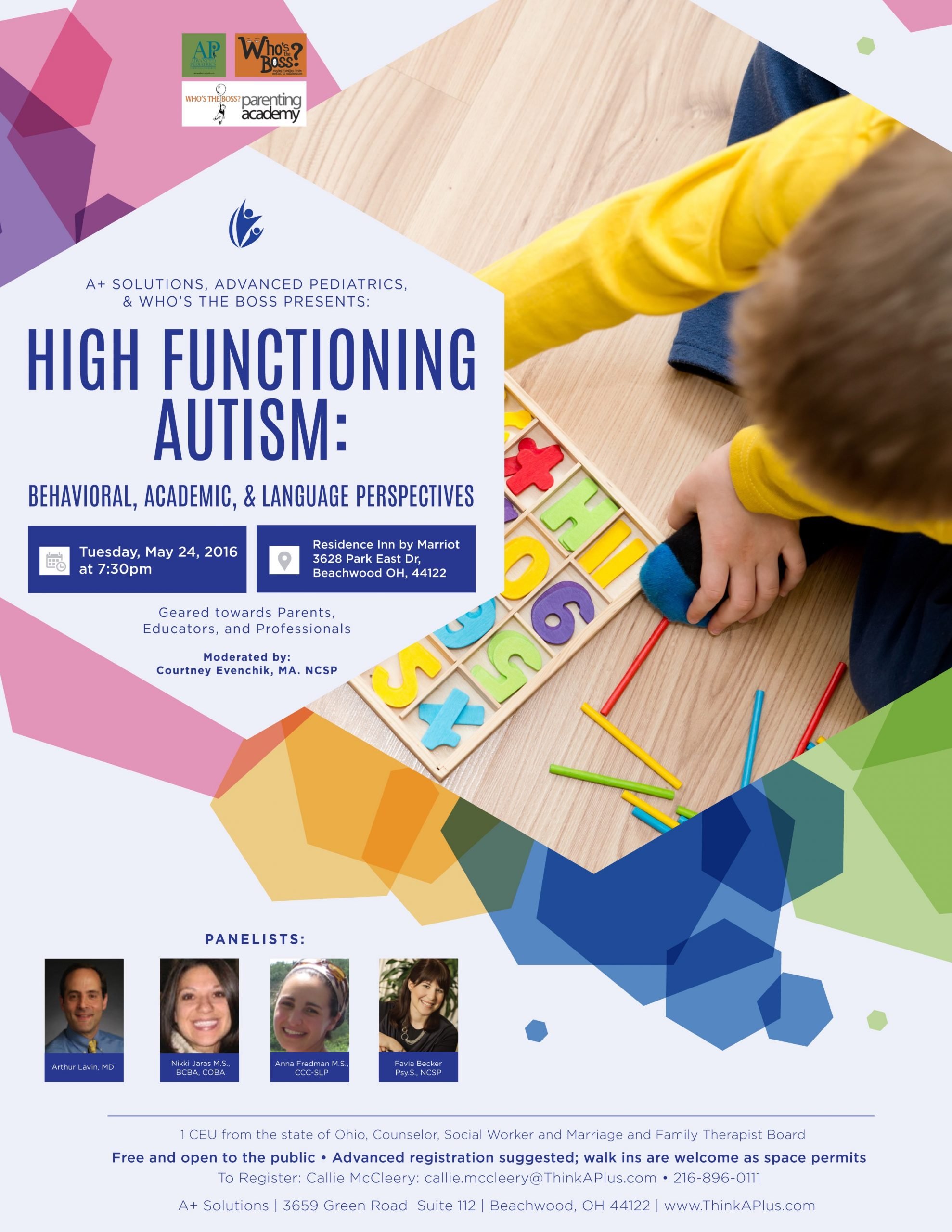 High Functioning Autism: Meet Our Panelists