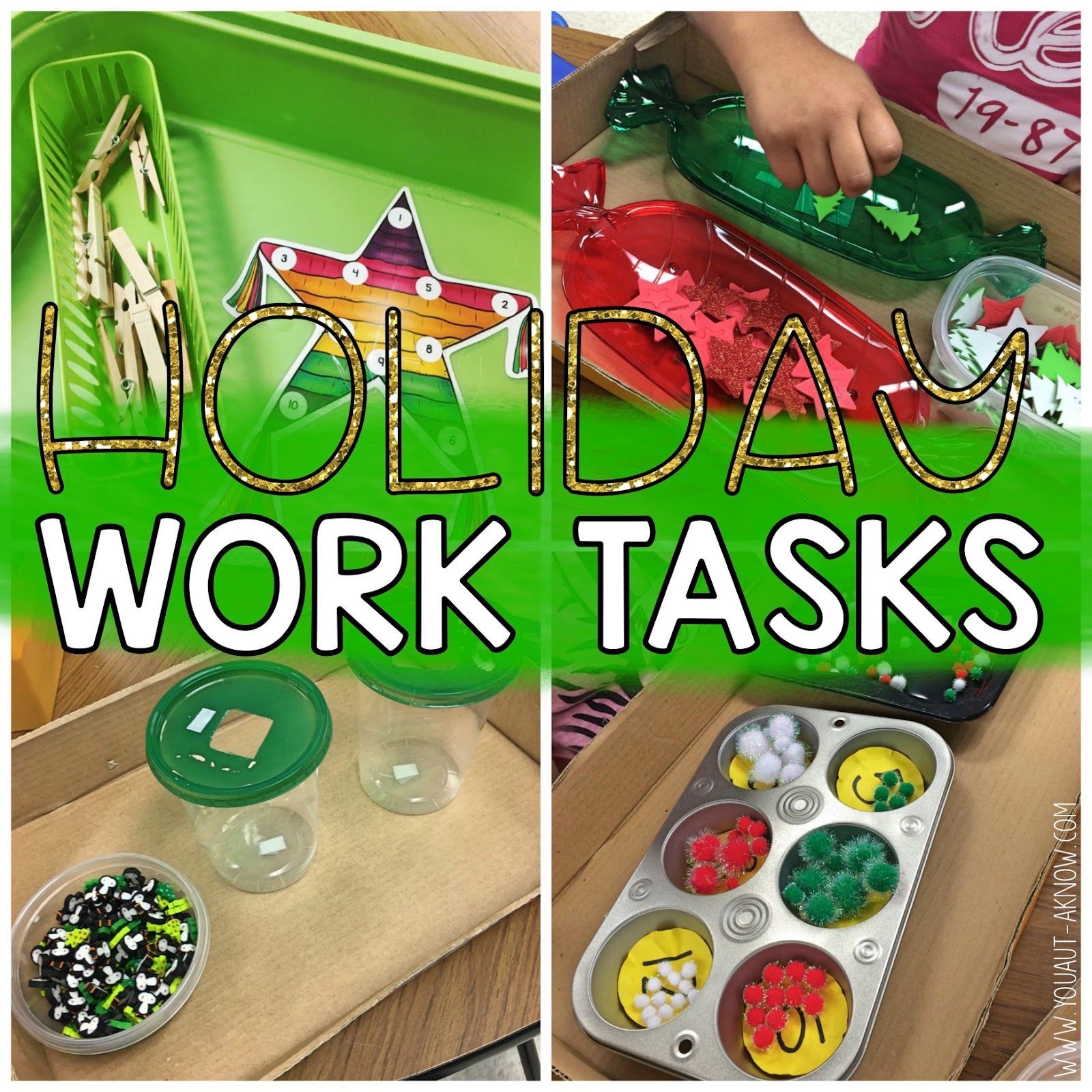 Holiday Task Boxes