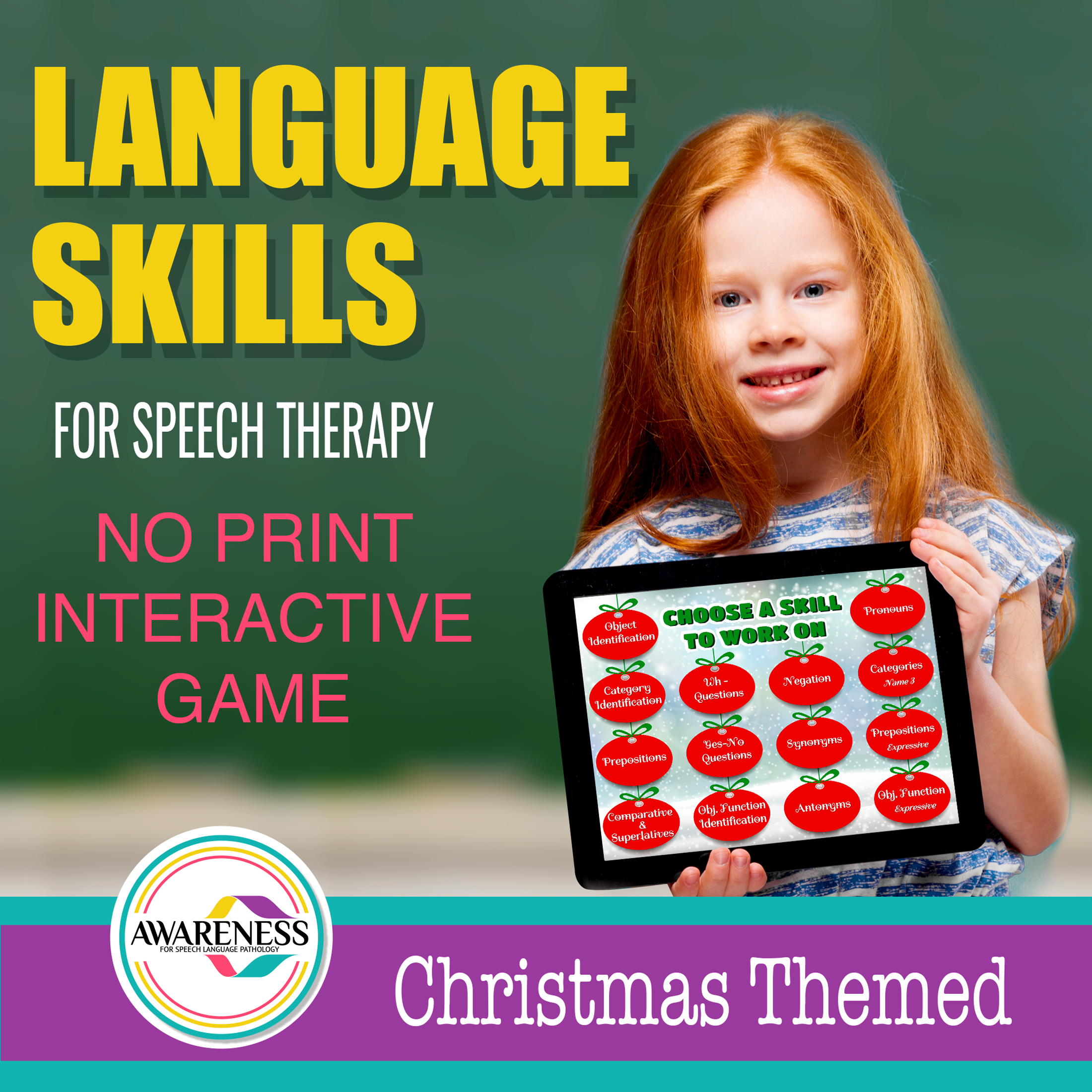 Language Skills for Speech Therapy is a No Print ...
