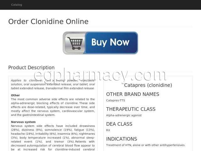 Order Clonidine Online