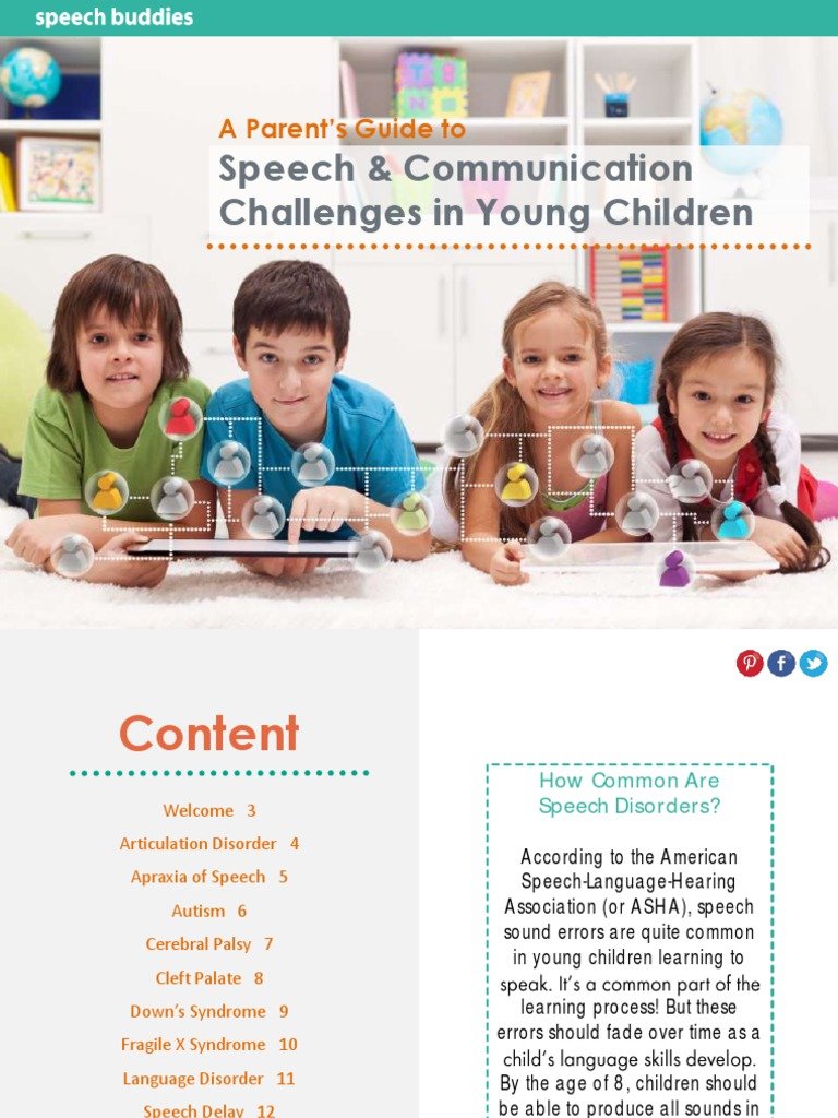 Parent Guide to Speech Communication Challenges ...