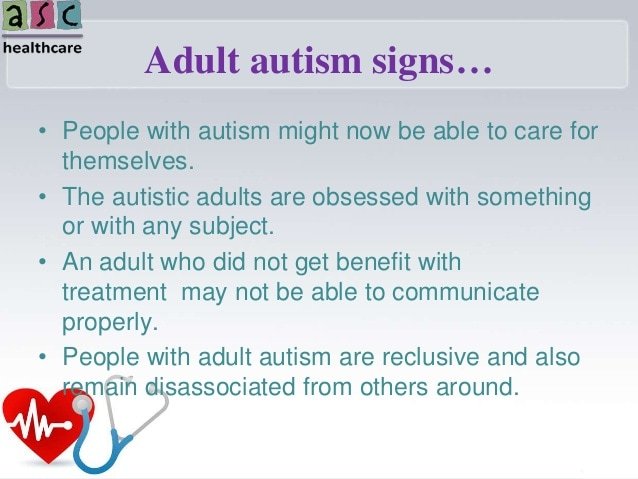 Pictures for nothing Mild autism in adults signs