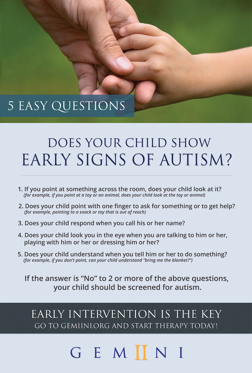 The 5 Easy Questions That Can Help Detect Autism  Gemiini ...