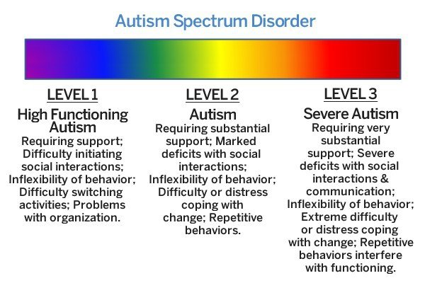 What are the different types of Autism?