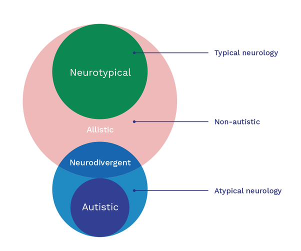 What do neurodiverse and neurotypical mean?